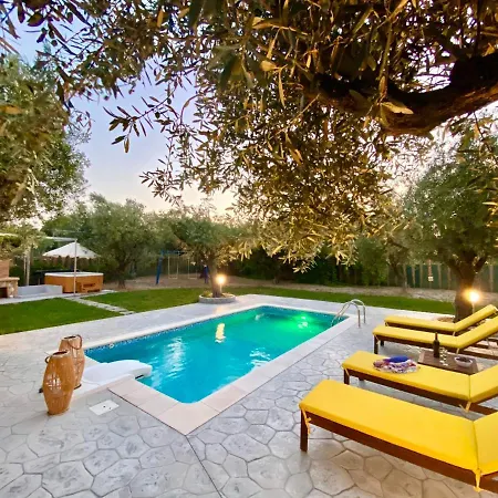 Olive Sense With Jacuzzi And Sauna * Afantou